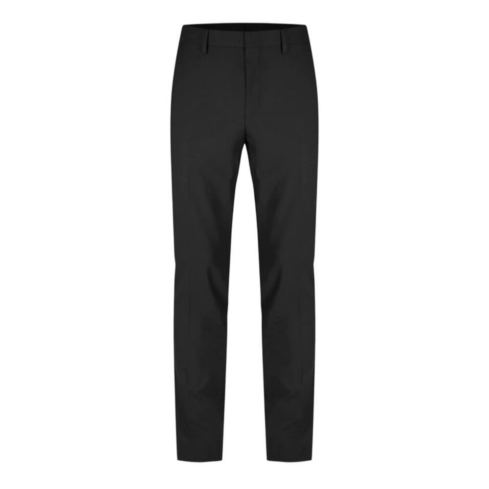 Boss Mens Patterned Straight Chinos / Black
